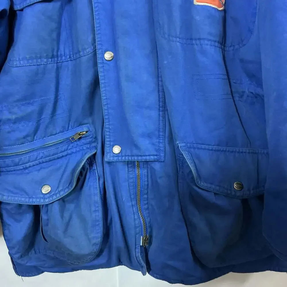 Vintage Denver Broncos NFL Stadium Coat Jacket Blue Men's Large
